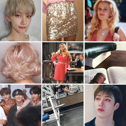 Glittery Blond